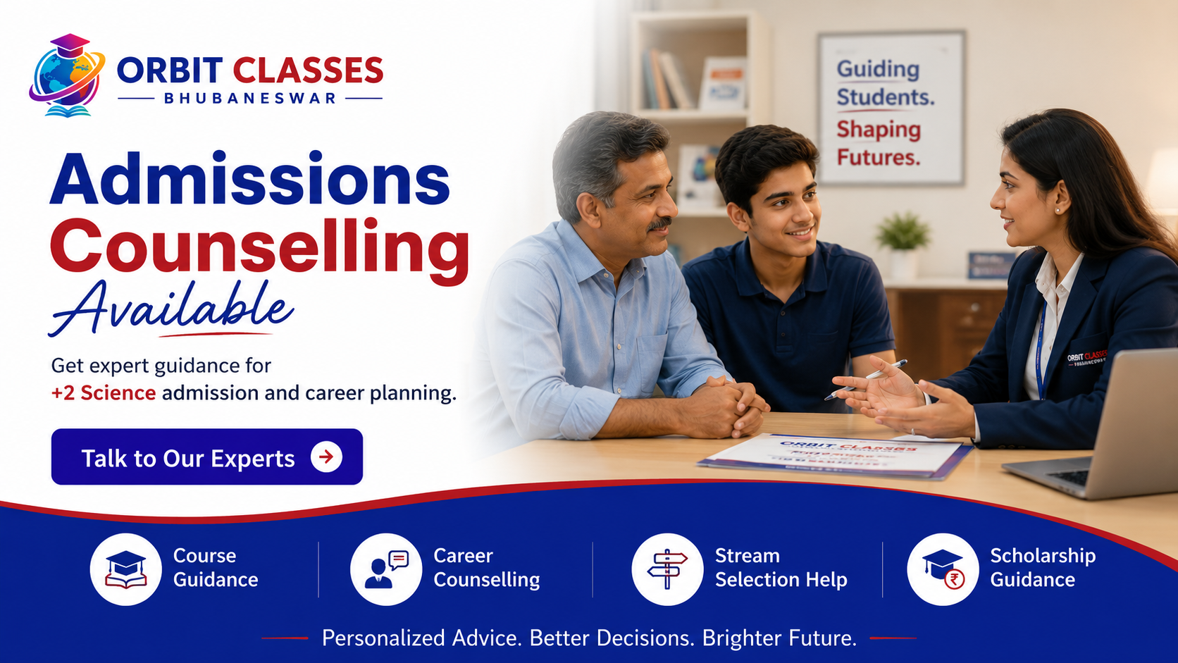 Admissions Counselling Available