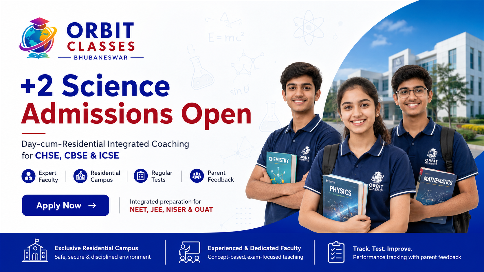 +2 Science Admissions Open